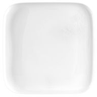 Speiseteller, groß, Form "Nova Relief", Weiß, 30 x 30 cm