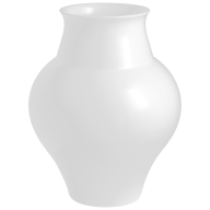 Vase, white, H 44 cm