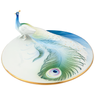 Schale Pfauenpracht, Lim. 50, H 10 cm