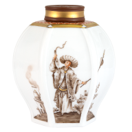 Dose "Höroldtsche Chinoiserien", Lim. 25, H 10,5 cm