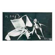 Wandbild Unikat "Dux II", 42 x 73 cm