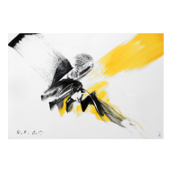 Wandbild Unikat "jello-x II", 51 x 75 cm