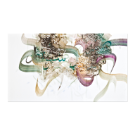 Wandbild Unikat "Love Story", Unikat Khaled Al-Saai, 42 x 72 cm