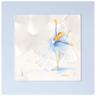 Wandbild Innocent Dance, Neue Kristallwelten von Meissen, H 53 cm