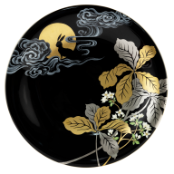 Wandteller Hase auf Mond, Lim. 50, Ø 31 cm