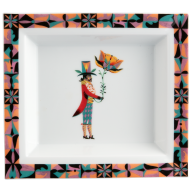 Vide-Poche, groß, "Flower Ballet", Mann, Olaf Hajek, 21 x 18,5 cm