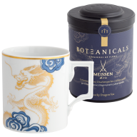 MEISSEN Tee-Set Glücksdrachen, 2-tlg., BOTEANICALS Glücksdrachen-Tee 100g, Henkelbecher, Glücksdrachen