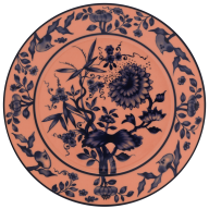 Platzteller, Form "No 41", "The Original", rot, Ø 33 cm