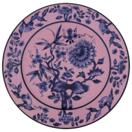 Charger Plate, Shape "No 41", "The Original", pink, Ø 33 cm