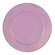 Charger Plate, Shape "No 41", "Urban Colors", pink, gold, Ø 33 cm