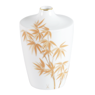 Vase, Form "MEISSEN® Cosmopolitan", "Golden Bamboo", H 11 cm