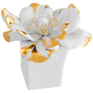 Tischblume, Anemone, Gold staffiert, H 7 cm