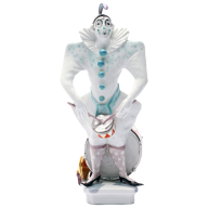 Band of Artists Clown Playing the Drums, Coloured, with platinum