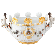 Gläserkühler "Brühlsches Wappen", Form "Schwanendessin"