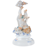 Amor, Noble Blue, H 17,5 cm