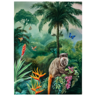 Wandbild Amazonas, Schnurrbarttamarin, Lim., 75 x 55 cm