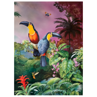 Wandbild Amazonas, Tukane, Lim., 75 x 55 cm