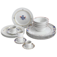 Speise-Set, 20-tlg. für 4 Personen, Noble Blue