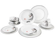 Starter-Set, 14-tlg., Form "Vitruv", Platinum