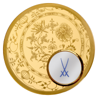 Münze "Zwiebelmuster" (1oz Au)