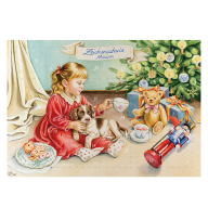 Advent Calendar of the Drawing School 2025, with Stand, Landscape A4