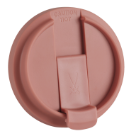 Kunststoffdeckel zu Coffee to go Becher, rot