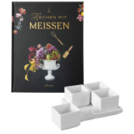Kochbuch-Set, 6-tlg., Kochbuch, "Kochen mit MEISSEN", Dipschalen-Set, MEISSEN® Cosmopolitan