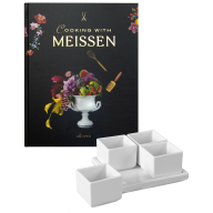 Kochbuch-Set, 6-tlg., Kochbuch, "Cooking with MEISSEN", Dipschalen-Set, MEISSEN® Cosmopolitan