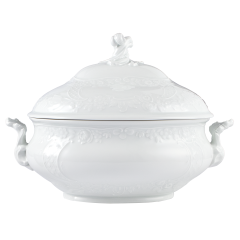 tureen oval, Shape "New Marseilles", white