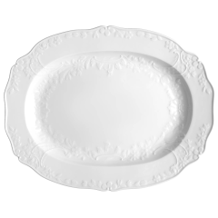 dish oval, Shape "New Marseilles", white, 44x32 cm