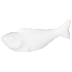 Stäbchenauflage Fisch, Weiß