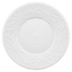 Bread- and Butter Plate, white, Shape "Vitruv Graphic", Ø 18 cm