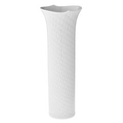 Vase, white, H 19,5 cm
