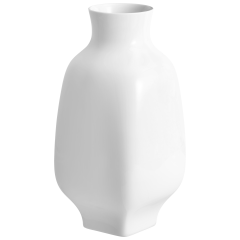 Vase, large, Shape "nova", white, H 34 cm