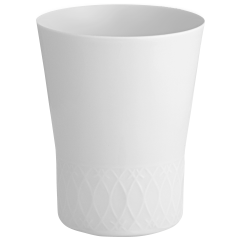 Champagnerbecher, Schwerterrelief, Weiß, H 10,5 cm