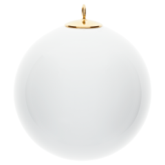 Baumschmuck Kugel, Weiß, Ø 5 cm