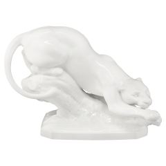 Panther, Weiß, H 28 cm