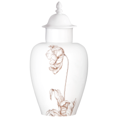 Vase "Tulpe, sepia", H 33 cm