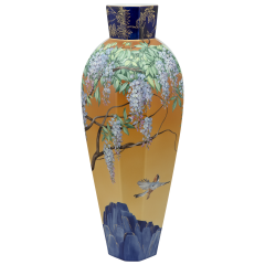 Vase Wisteria at Sunset, lim. 15, H 71 cm