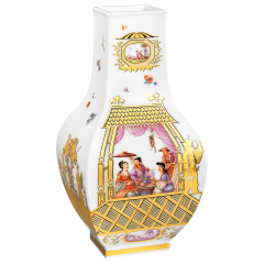 Vase "Chinoiserien", H 25,5 cm