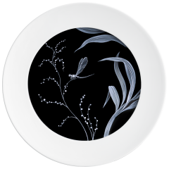 Wandschale III, Gräser und Libellen, Lim. 25, Form "No 41"