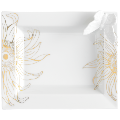 Vide-Poche, "Butterfly Collection", klein, "Giant Bloom Gold", 16 x 13,5 cm