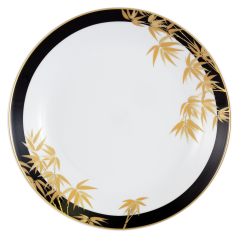 Soup Plate, Shape "MEISSEN® Cosmopolitan", "Golden Bamboo", Ø 20,5 cm