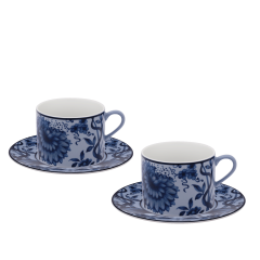 Cappuccinotassen-Set, 4-tlg., "The Original", blau