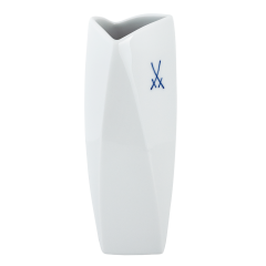 Vase, Markenzeichen Meissen, kobaltblau, H 19 cm