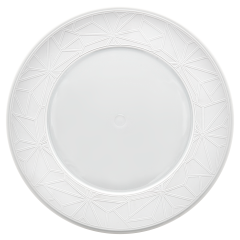 Dinner Plate, bisque, white, Shape "Vitruv Graphic", Ø 29 cm