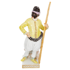 Gondoliere, Bunt und gold staffiert