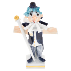 Zwerg Nase Märchenfiguren, Bunt und gold staffiert, H 8,3 cm