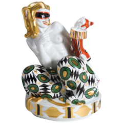 Karneval, Bunt und gold staffiert, Limitierte Meisterwerke, H 20,5 cm