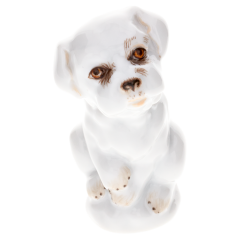 Hund Tierkind, Bunt staffiert, leicht, H 5,5 cm